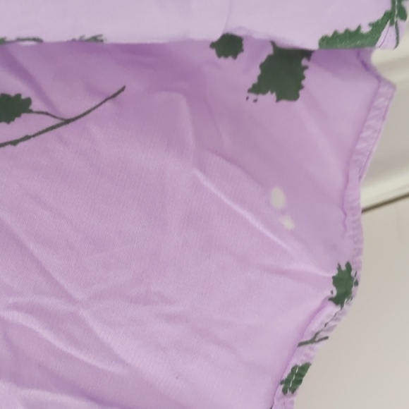 Thakoon Lavender Floral Size 4 Mini Tiered Slip Dress - Picture 8 of 9